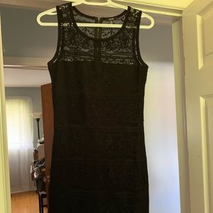 Black lace dress